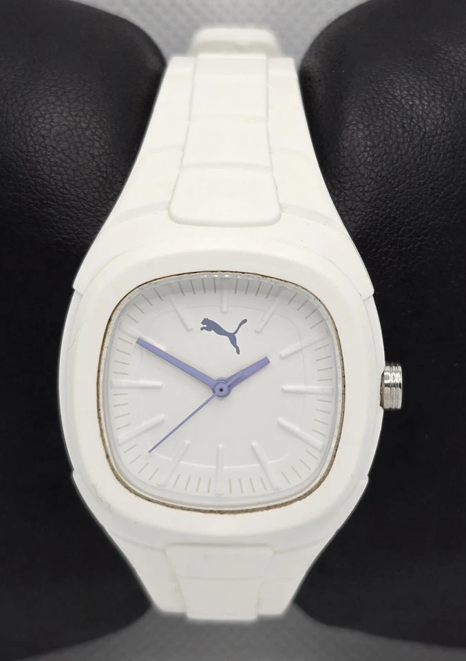 Reloj para mujer Puma Bubble Gum S blanco con logotipo de gato lilia esfera correa de silicona 02 Foto 4 de 4