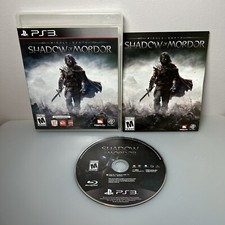 Middle-Earth: Shadow of Mordor (Sony Playstation, 2014) PS3, Lord of the Rings