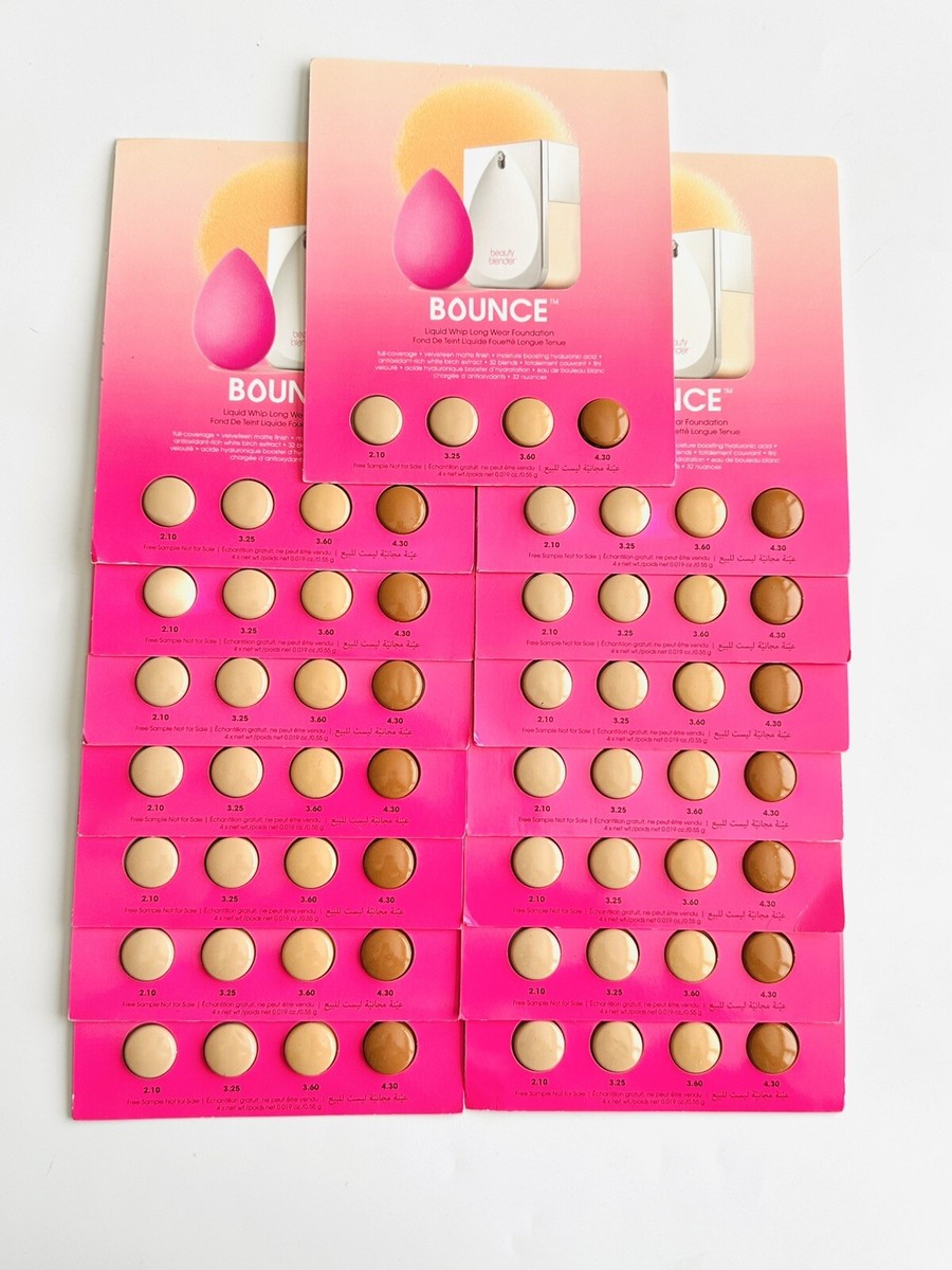 15 x Beauty Blender Bounce Liquid Whip Long Wear Foundation Sample