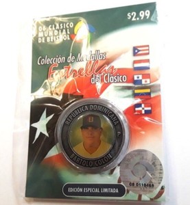 BARTOLO COLON Baseball Puerto Rico Republica Dominicana token ficha medalla