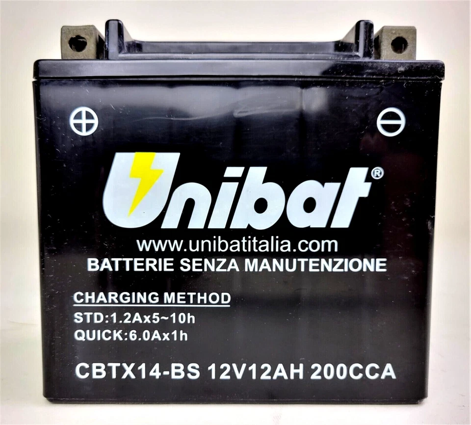 HUSQVARNA NUDA 900 R 2011 AGM MAINTENANCE FREE REPLACEMENT BATTERY YTX14-BS - Image 4 of 4