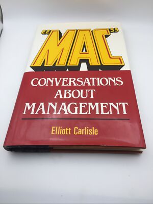 ''MAC  By Elliott Carlisle 1983 First Edition Hardcover Dust Jacket Vintage
