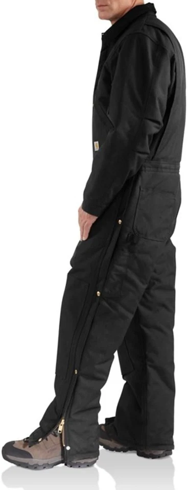 NWT Carhartt Men Arctic Quilt Lined Yukon Coverall X06 Black Size 50 $300 FLE157 - Image 2 of 4
