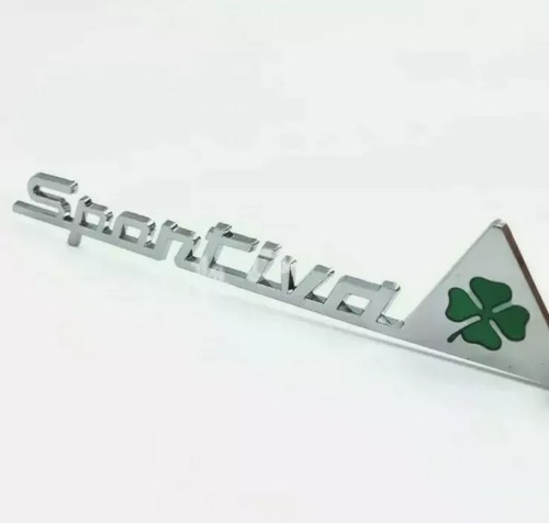 2 STEMMA FREGIO LOGO ALFA ROMEO 147 159 GIULIETTA MITO ECC BADGE SPORTIVA QV - Imagen 2 de 9
