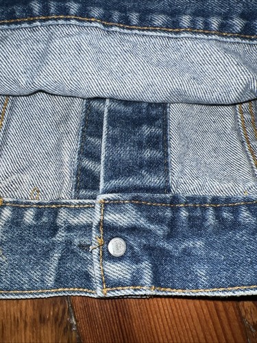 Vintage Levi’s TYPE 3 Denim Jacket 76001-0214 YouSee Pic Measurements USA M 6-8 - Picture 11 of 14
