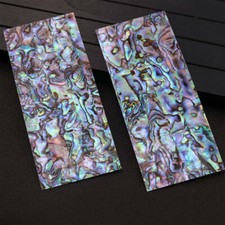 1X Natural Green/Blue Inlay Material Abalone Shell Blanks Size 120x50x0.3mm New