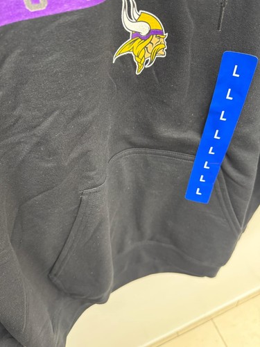 Sweat à capuche officiel NFL Minnesota Vikings homme taille-L - Photo 7/9