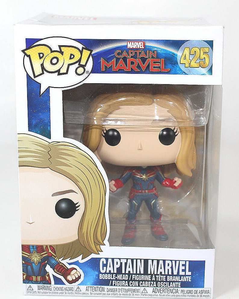 Funko Pop Marvel Captain Marvel 425 Bobble-head figure In Box