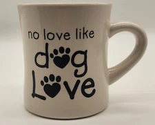Vintage M Ware No Love Like Dog Love Restaurant ware Coffee Mug Thick, Heavy Mug