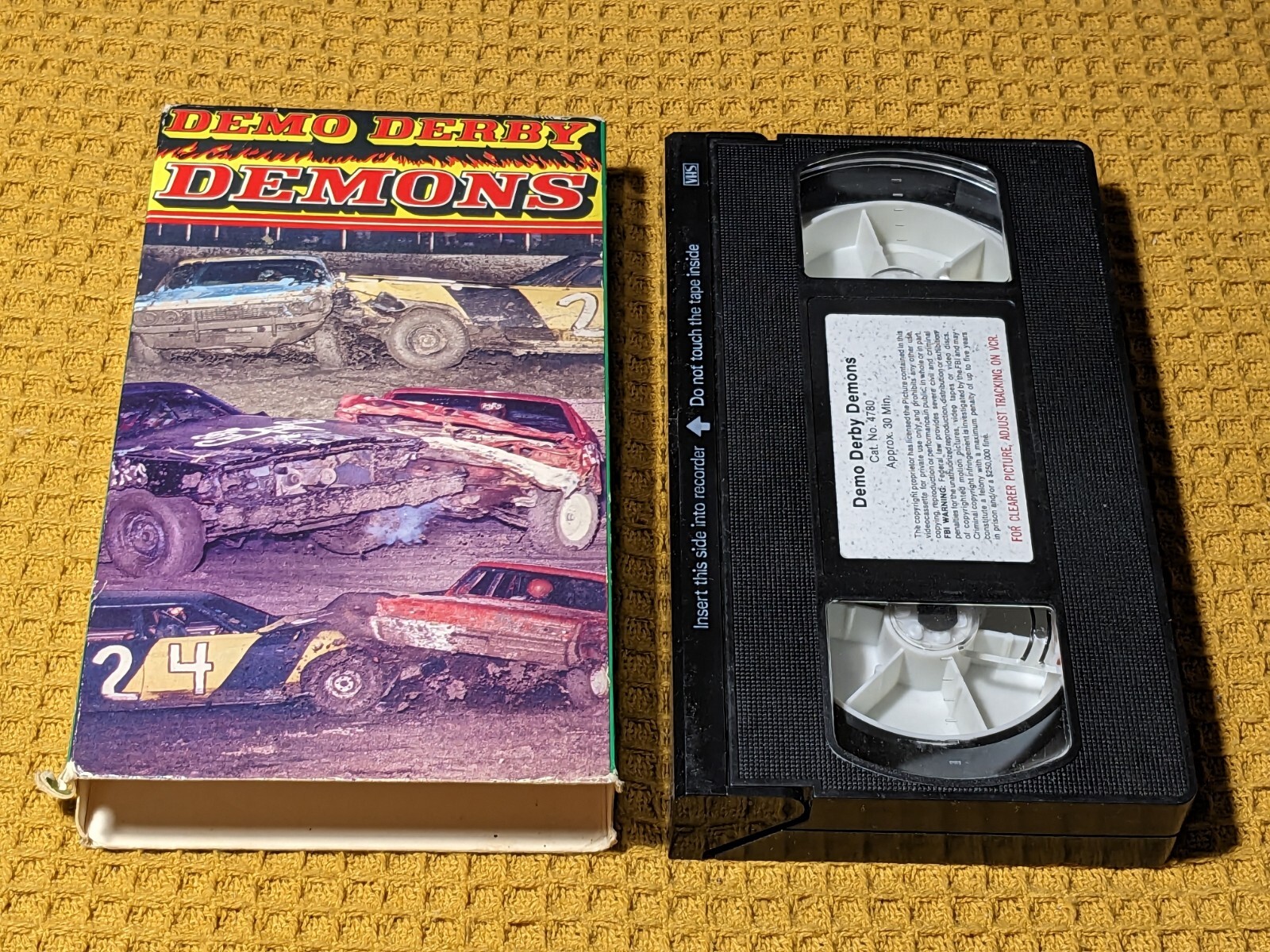 Vintage 1989 Breken DEMO DERBY DEMONS VHS Tape Destruction Demolition