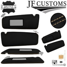 SAHNE  KREUZ NAHT ITALIENER LEDER 2X SONNENBLENDE DECKEL F?R BMW E31 90-99