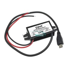 DC-DC Converter Module 12V To 5V Micro USB Power Adapter Car Charger 3A 15W