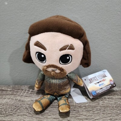 FUNKO POP PLUSH DC COMICS JUSTICE LEAGUE AQUAMAN COLLECTIBLE PLUSH DOLL TOY NEW