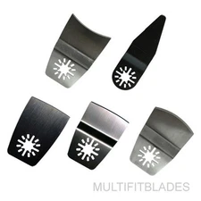 5pc Oscillating Multi Tool Knife Scraper Kit- fits older Fein Multimaster models