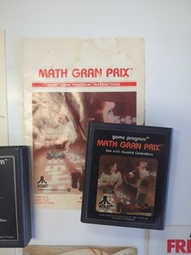 Atari 2600 Game Lot of 8Games With 12 Instruction Manuals 