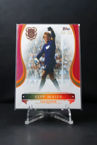 2023 Topps FC Bayern MÃ¼nchen Sepp Maier 125th Anniversary LE-4 #32/33 Goalkeeper
