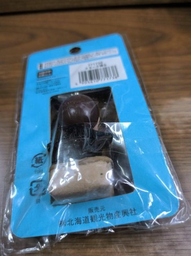 Hokkaido Exclusive Monchhichi Clark Gotochi Local Keychain Collector's Item - 第 5/5 張圖片