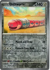 Orthworm Reverse Holo Uncommon SV04: Paradox Rift PAR EN 138/182 NM