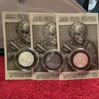 1/10th Troy Oz .999 Silver Round Military Design Lot of 3 (3/10th Troy Oz)