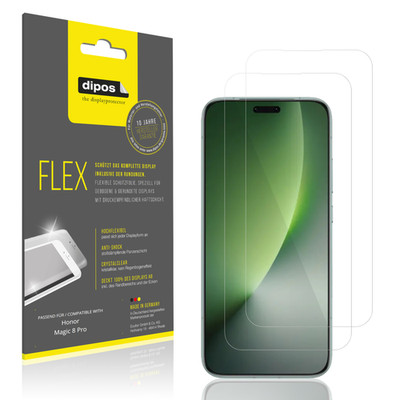 2x 3D Full Cover Schutzfolie für Honor Magic 8 Pro Panzerfolie Anti-Shock