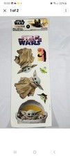 Star Wars Mandalorian- GROGU Child Baby Yoda 7 pc Wall Decals Removable Stickers