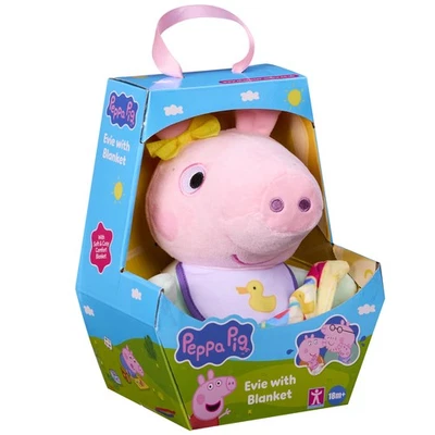 RAREWAVES Character Options Peppa Pig Evie With Blanket NEU
