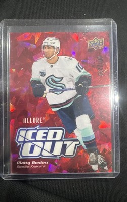2022-23 Upper Deck Allure - Iced Out Matty Beniers #IO-4 Red /299 (RC)