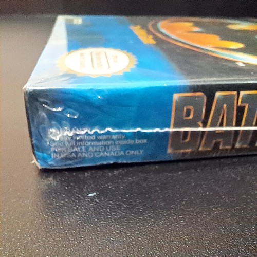 Batman The Video Game 90s NES Factory Sealed H-Seam Oval Nintendo Seal Brand New - Picture 10 of 24