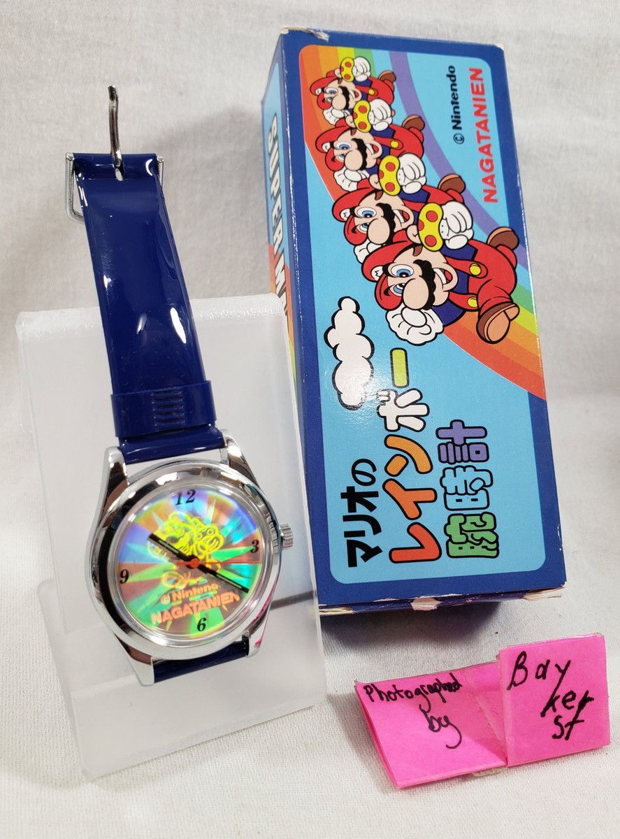 Nintendo Nagatanien Rainbow Super Mario Bros Wrist Watch metal