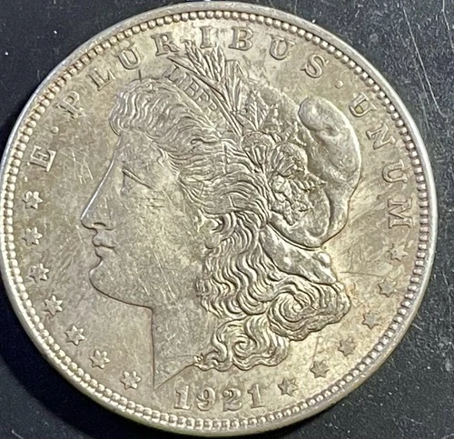 1921 $1 Morgan Silver Dollar. 90% Silver. #1706