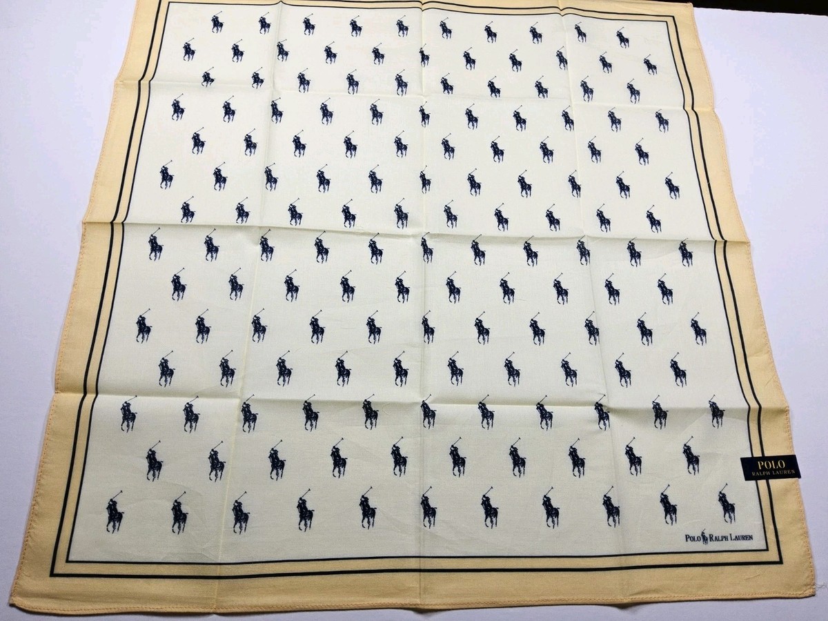 Polo Ralph Lauren Handkerchief Neckerchief Bandana Scarf Pocket