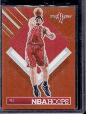 Yao Ming 2024-25 Hoops #298 Premium Orange Prizm /199