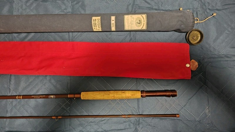 scientific anglers fly rod 7' 2" 4 weight.