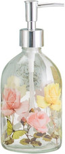 Glass Soap Dispenser Bottle with Pump,Refillable Liquid Hand Soap Dispenser for