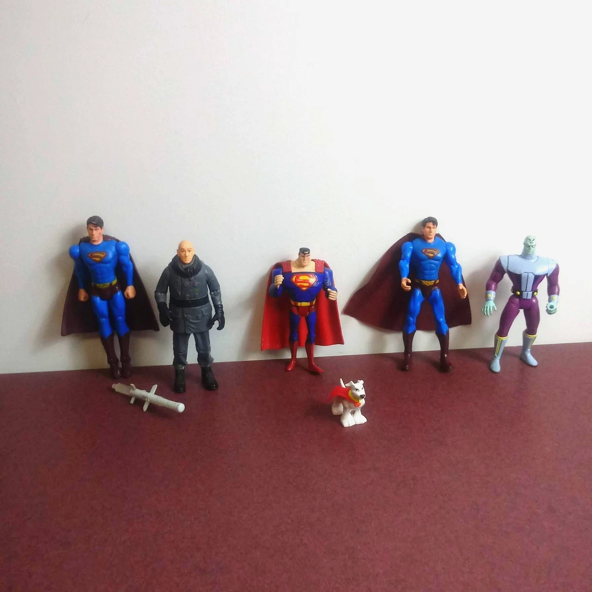 Vtg Superman Lot Lex Luthor Krypto Brainiac Movie Kevin Spacey Action  Figures | eBay