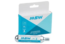 MSW CO2-20 Compressed Air CO2 Cartridge - 20g, Threaded, 3 Pack