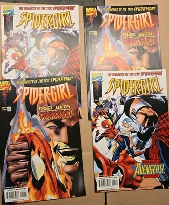4 Bools Spider-Girl #13 #12  (Marvel Comics Oct 1999) Direct Edition Nos T1 