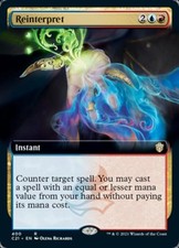 Reinterpret (Extended Art) - Near Mint MTG Commander 2021 Strixhaven