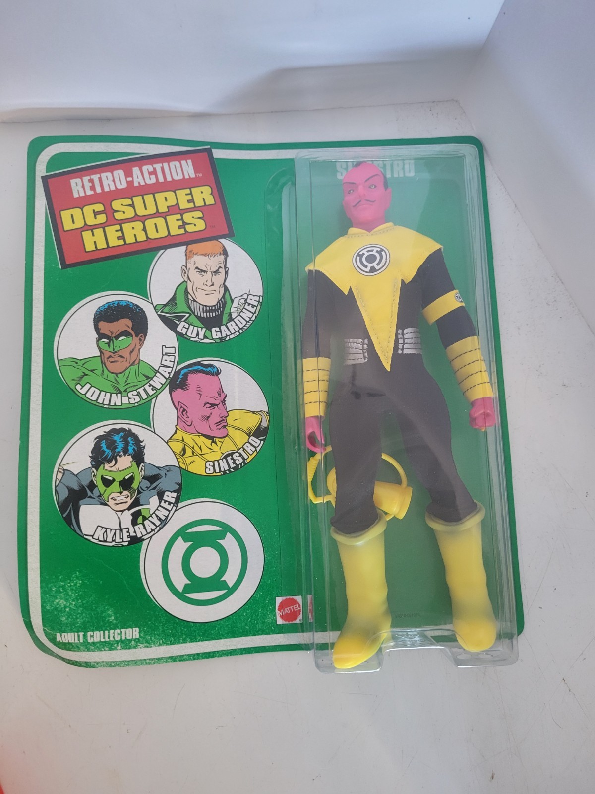 Mattel Retro-Action DC Super Heroes Sinestro Green Lantern N