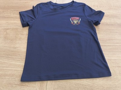 Cappuccino Assasino T-Shirt Alter 5 Jahre Navy Blau Steal a Brain Rot Kinder Meme