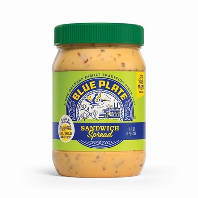 Blue Plate Mayonnaise Sandwich Spread, 16 Ounce Jar 16 Fl Oz (Pack of 1) 