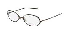 NEW VERA WANG V107 EYEGLASS FRAME BROWN NM WOMENS CAT EYE TITANIUM 53-17-140