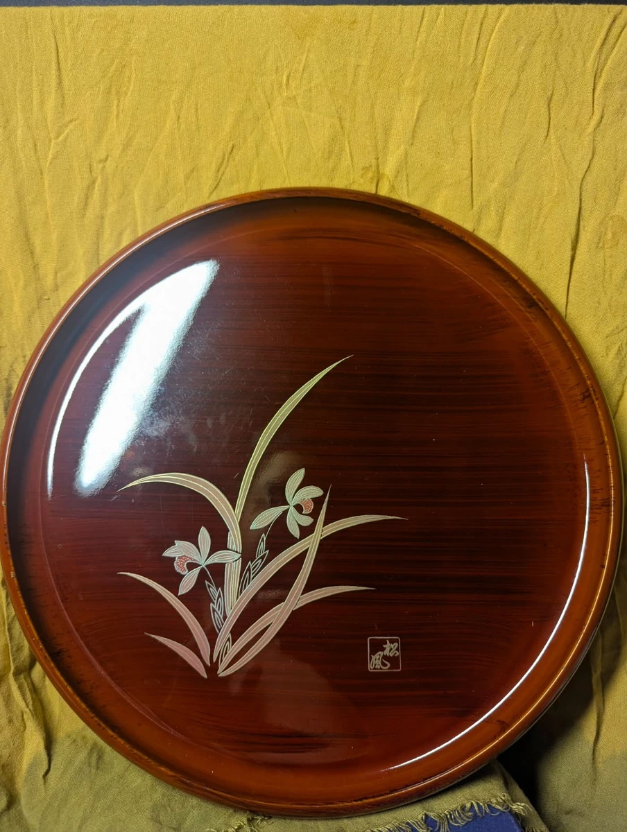 日本漆器古董日本盘子| eBay