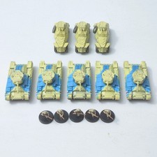 Lot Of 13 WOTC Axis  Allies Miniatures Tank Infantry South Africa 2009