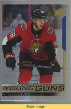 2018-19 Upper Deck Young Guns Speckled Rainbow Foil Max Lajoie #223 READ y6m