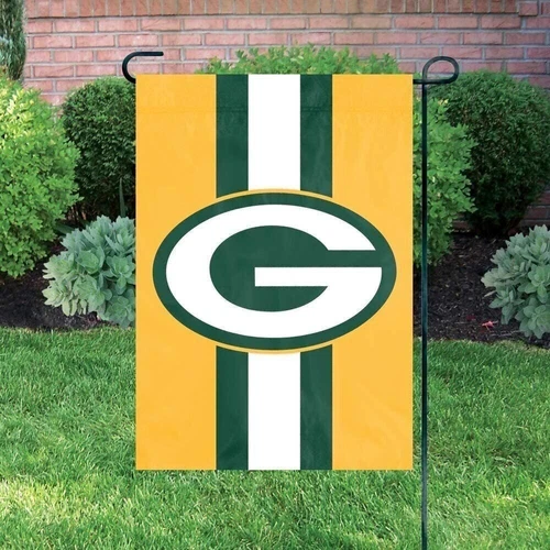 Green Bay Packers Garden Flag Applique Embroidered Banner