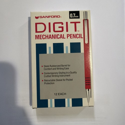 #ad #ad Vintage Sanford Digit Mechanical Pencil 0.7mm Japan 12 Pack Brand New $49.99
