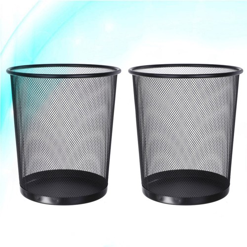 2 PCS Mülleimer Aus Eisengitter Büro Abfallbehälter Müllrecycling-Container - 第 10/12 張圖片