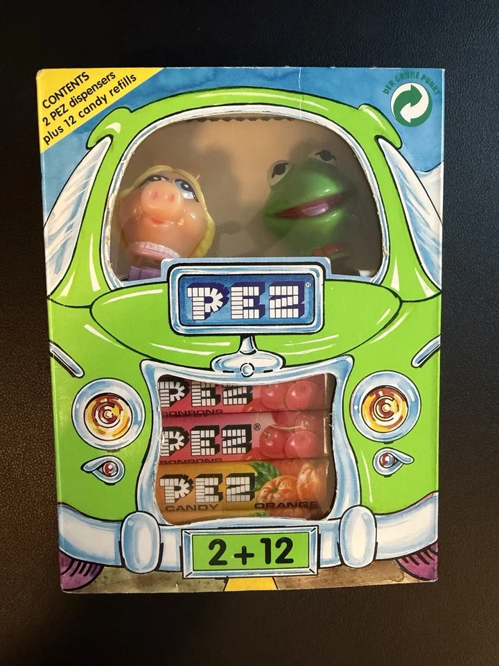 Vintage Disney PEZ DISPENSERS, Boxed Set Of 2- NEW Kermit The Frog Miss Piggy - Image 1 of 3