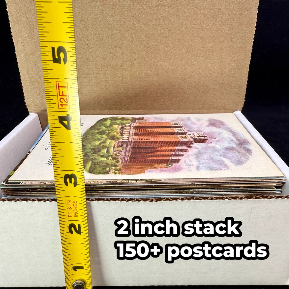 150 Postcard Lot Mixed Vintage to Modern Used & Unused Art Scrapbooking Crafting - Image 4 of 4